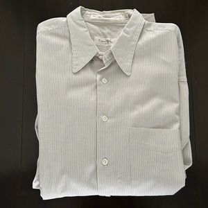 Calvin Klein button down shirt. Mens size 17 34/35
